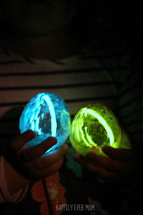 50+ Glow Stick Ideas - Glow in the Dark Egg Shakers