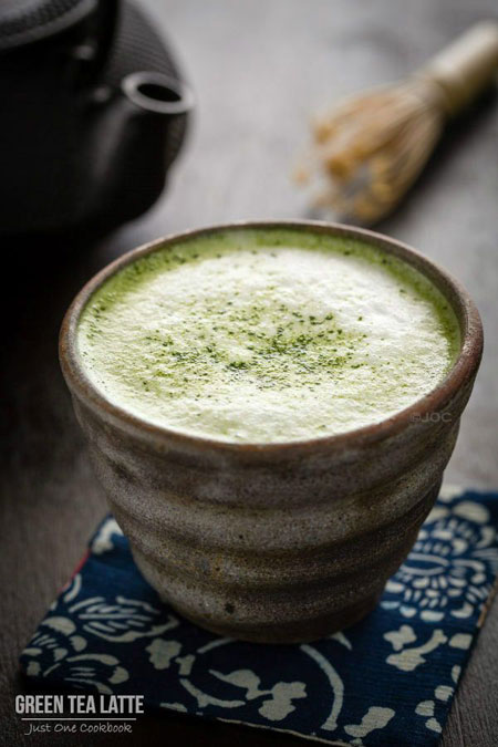 50+ Homemade Starbucks Recipes - Green Tea Latte
