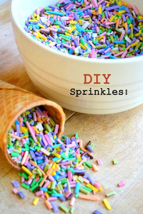 30+ Foods You Can Make Yourself - Homemade Sprinkles