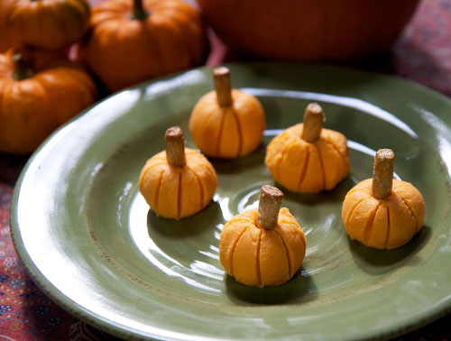 Halloween Food Ideas - Cheese Pumpkins