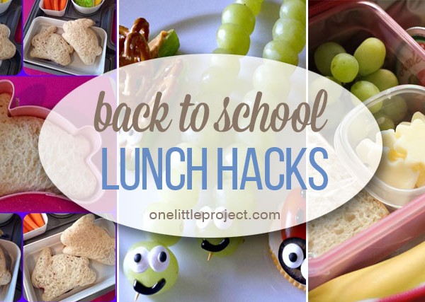 Back to School Lunch Hacks