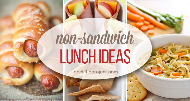 35 Non-Sandwich Lunch Ideas