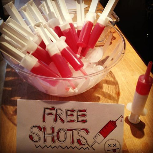 Halloween Party Ideas for Adults - Bloody Shots