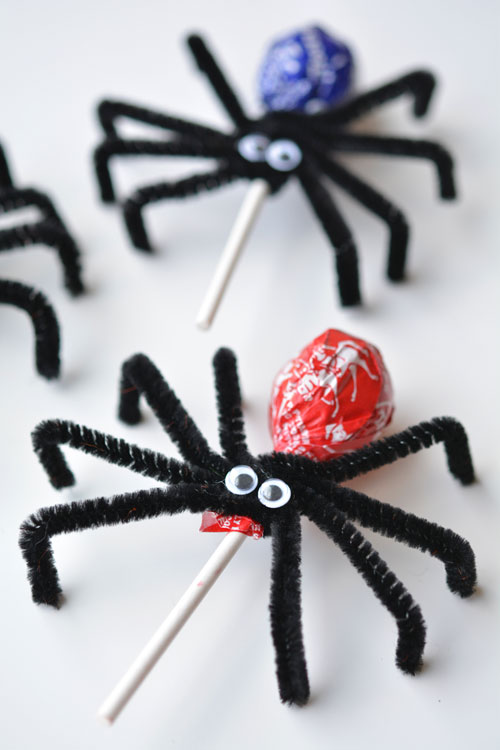Lolly pop spiders