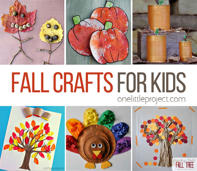 48 Awesome Fall Crafts for Kids