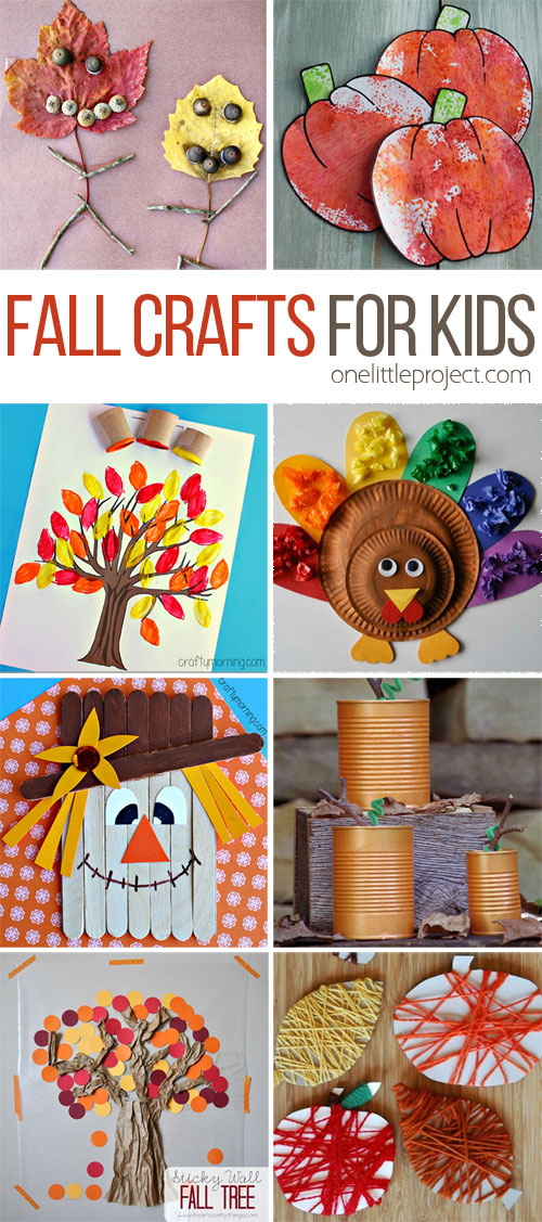 These fall crafts for kids are wonderful! I'm always amazed how creative people are! There are lots of great ideas here that the kids are going to LOVE. 
