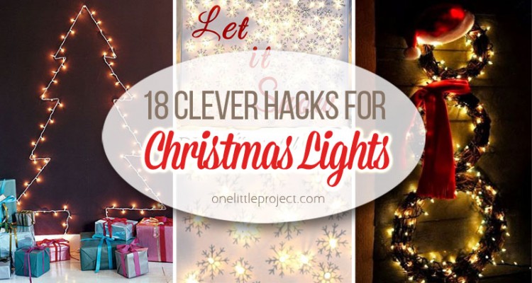 Christmas lights hacks