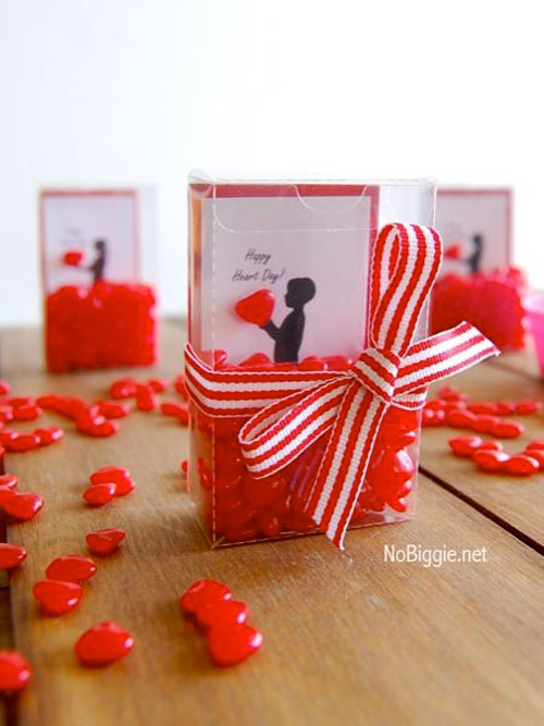 40+ Cute Valentine Ideas for Kids - DIY Silhouette Valentines