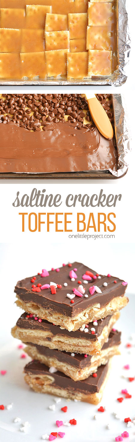 This saltine cracker toffee is incredibly addictive! It's so simple to make but it tastes amazing!! You NEED to try these!!