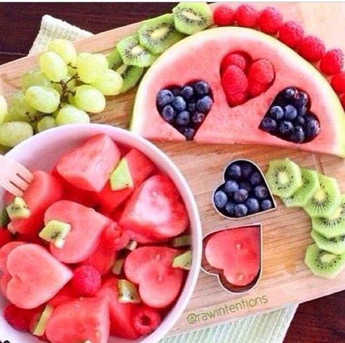 30+ Healthy Valentine's Day Food Ideas - Valentine's Fruit Salad
