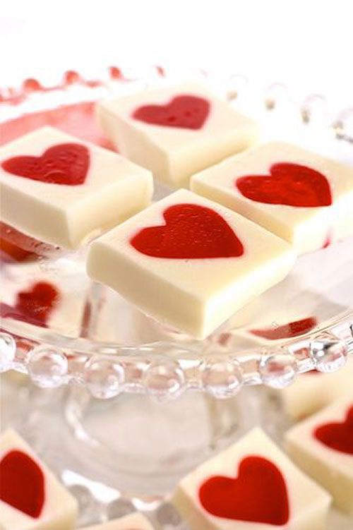 44 Sweet Valentine's Day Treats - Valentine's Jello Hearts