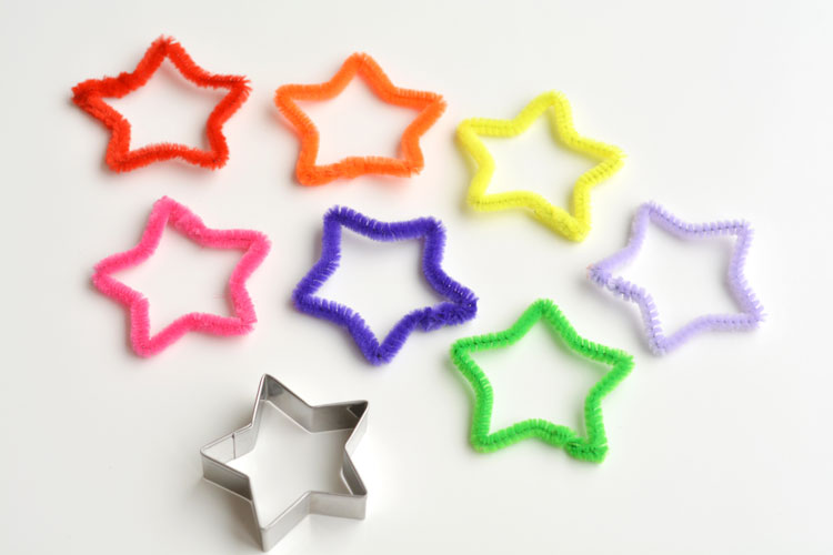 Pipe cleaner stars