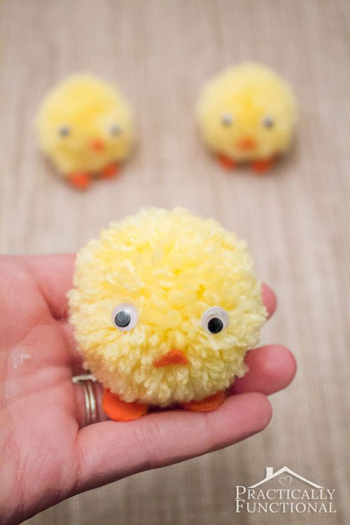 40+ Simple Easter Crafts for Kids - Pom Pom Chicks