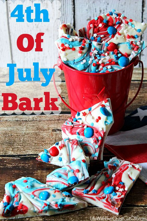 50+ Best 4th of July Desserts - 4th of July Bark