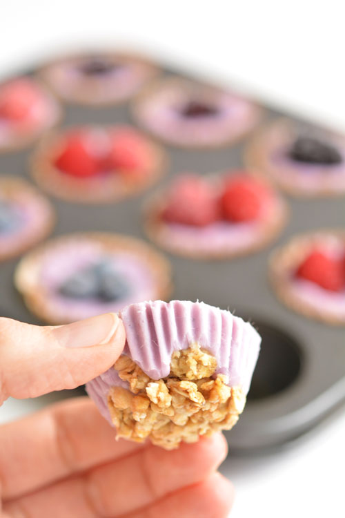 These protein packed breakfast bites are AWESOME if you have a busy breakfast routine! So delicious and best of all, each one has about 3 grams of protein! 