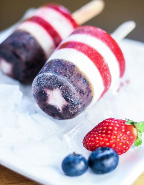 50+ Best 4th of July Desserts - Patriotic Popsicles