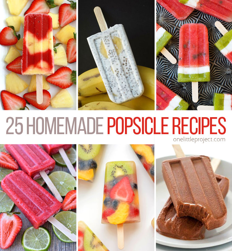 These homemade popsicle recipes look AMAZING! They're so easy to make and so much healthier with all the fresh ingredients. So awesome for summer! Mmmmm...