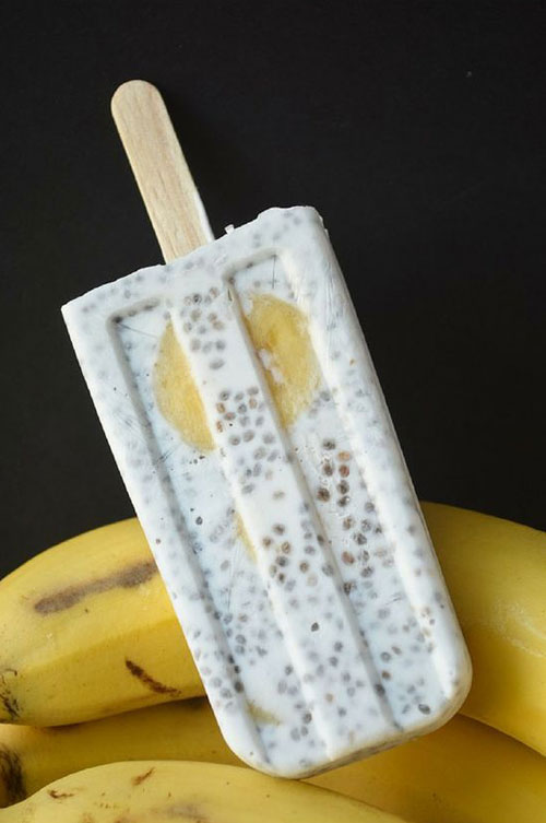 25 Best Homemade Popsicle Recipes - Chia Coconut Pudding Pops