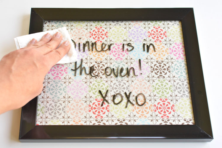 How to Make a DIY Dry Erase Board in Minutes