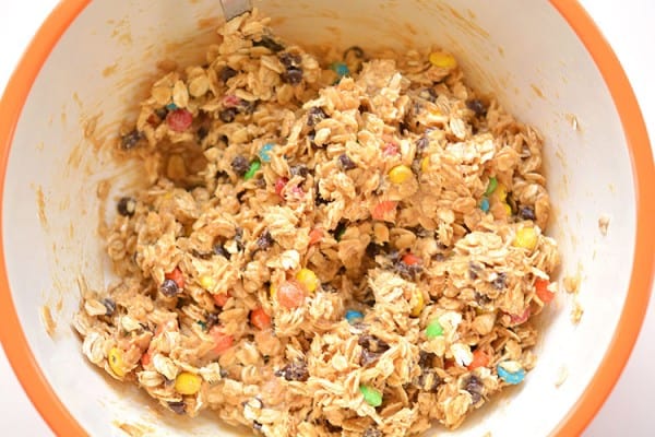 No Bake Monster Cookie Energy Balls