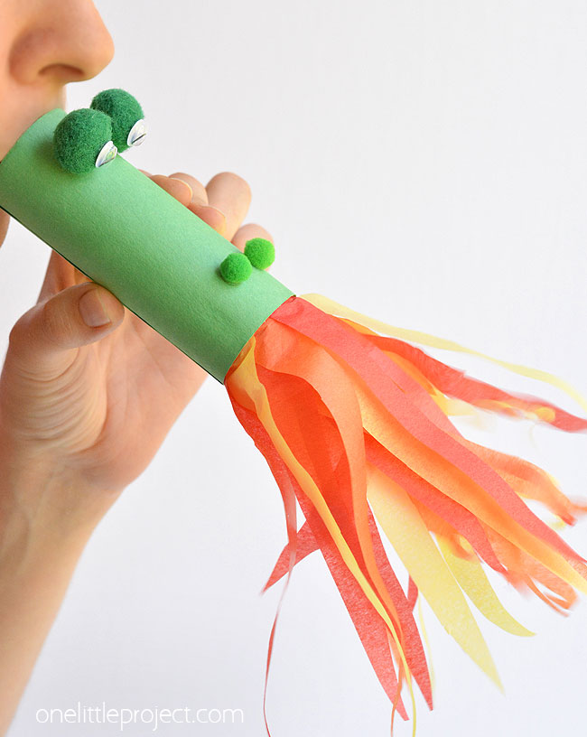 Fire Breathing Dragon Craft | How To Make A Simple Dragon