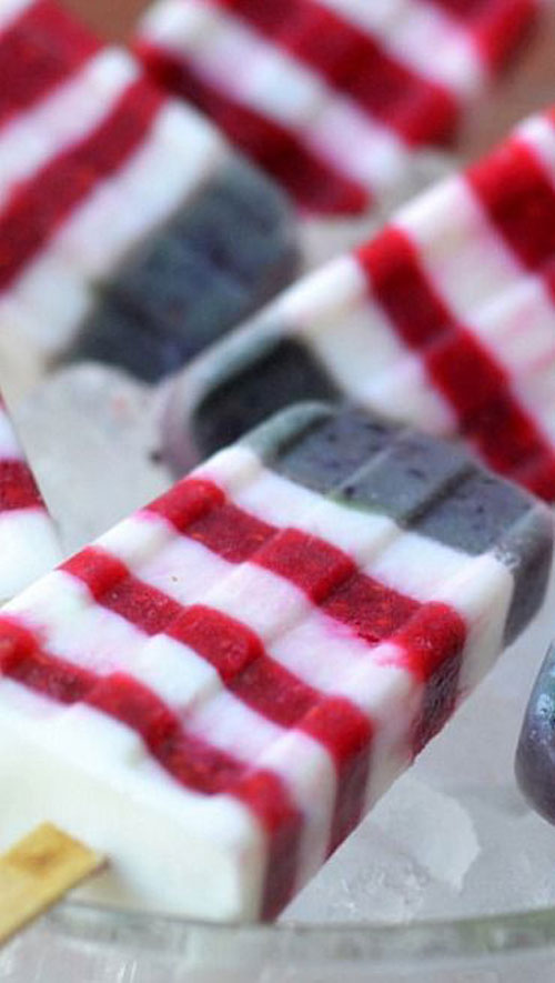 25 Best Homemade Popsicle Recipes - Red, White and Blueberry Popsicles