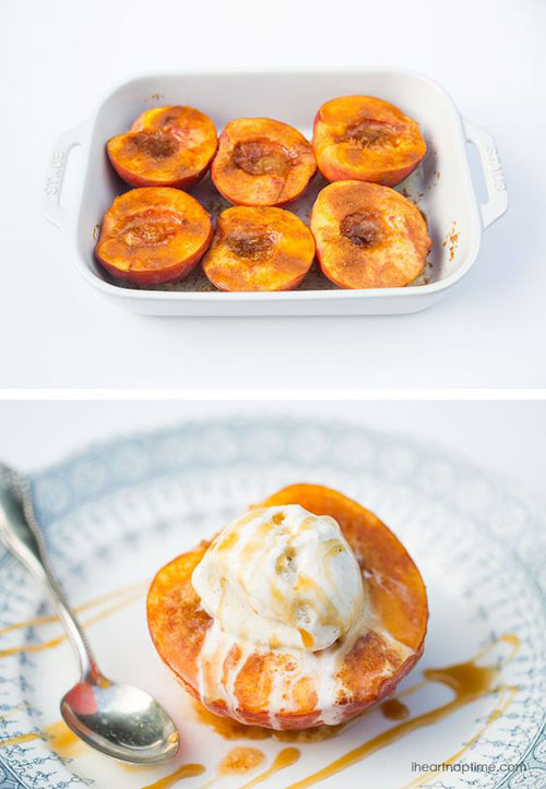 50+ Best Peach Recipes - Baked Peaches
