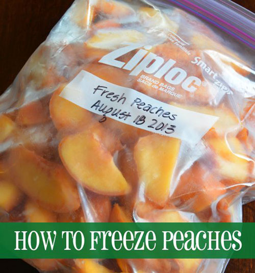 50+ Best Peach Recipes - How To Freeze Peaches