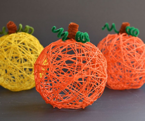 How to Make Yarn Pumpkins