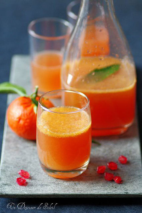 50+ Best Recipes for Fresh Clementines - Champagne Cocktail with Clementine