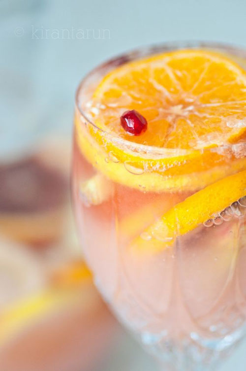 50+ Best Recipes for Fresh Clementines - Clementine Champagne Sangria