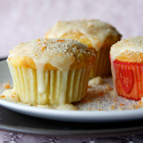 50+ Best Recipes for Fresh Clementines - Clementine Muffins with Clementine Glaze