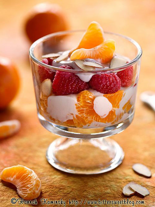 50+ Best Recipes for Fresh Clementines - Clementine Yogurt Snack
