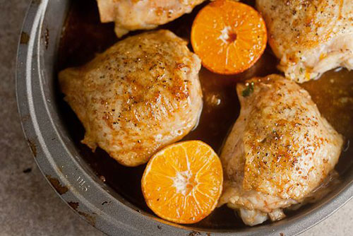 50+ Best Recipes for Fresh Clementines - Clementine and Soy Chicken Thighs