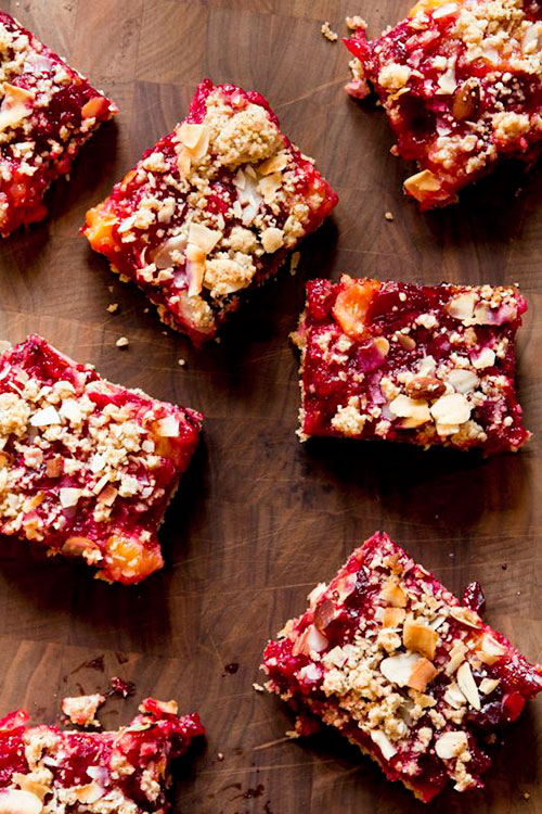 50+ Best Recipes for Fresh Clementines - Cranberry Coconut Clementine Bars