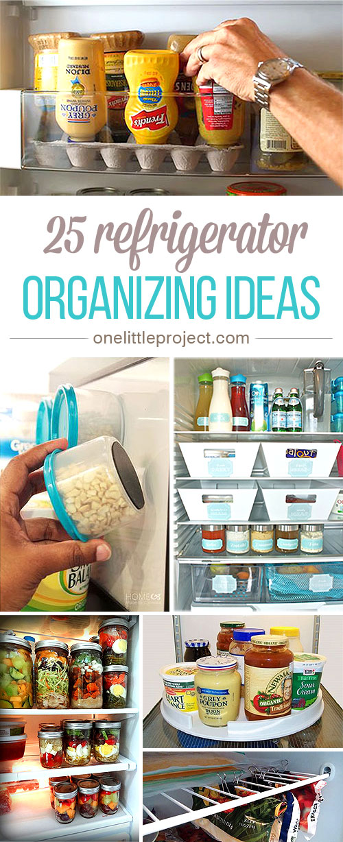 These tricks to organize your fridge are BRILLIANT! There are some clever people out there who really know how to stay organized! I love the awesome use of binder clips!!