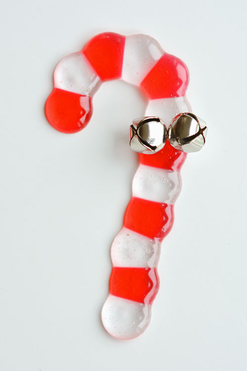 40+ Easy Christmas Crafts for Kids - Melted Bead Candy Canes