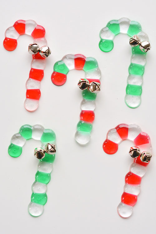 Easy Christmas Crafts for Kids - Melted Bead Candy Canes