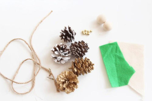 How To Make Pinecone Elves