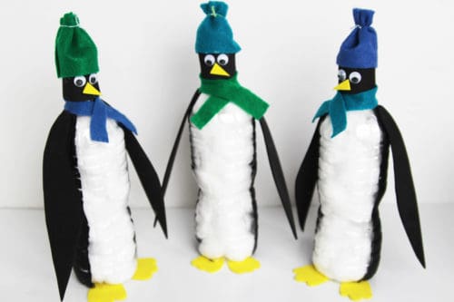 How to Make Water Bottle Penguins