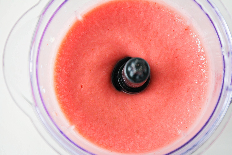 This delicious and refreshing strawberry lemonade smoothie has only three ingredients and is ready in less than five minutes! 