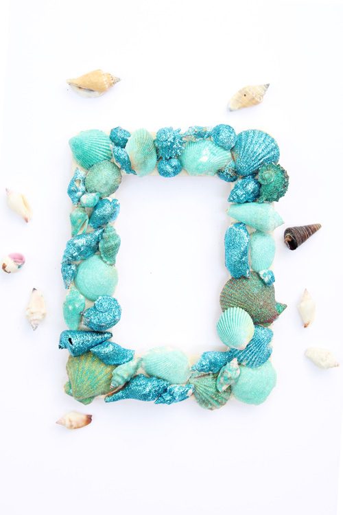 Craft Summer – Glitter Sea Shell Picture Frame