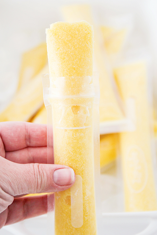 These mango coconut freezer pops have only three ingredients and are so easy to make! They're the perfect frozen treat to enjoy all summer long!