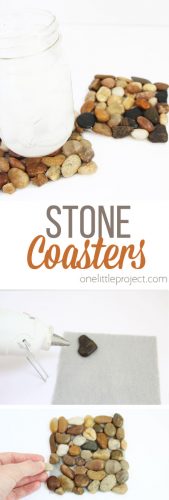 Stone Coasters - One Little Project
