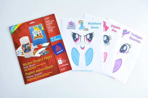 No-Carve My Little Pony Pumpkins with Free Printable Face Template
