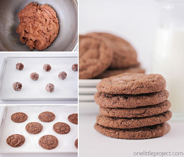 These sweet chocolate snickerdoodles are the perfect cookie for chocolate lovers! They're indulgent and delicious, and easy to make!