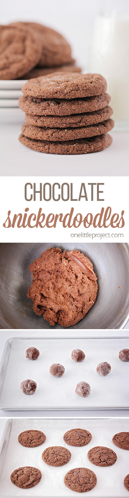 These sweet chocolate snickerdoodles are the perfect cookie for chocolate lovers! They're indulgent and delicious, and easy to make!