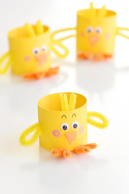 40+ Awesome Pipe Cleaner Crafts - Paper Roll Chicks