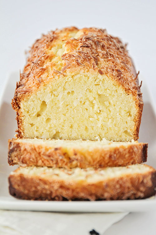 This light and tender coconut lime pound cake has the most delicious combination of flavors! Sweet coconut and tangy lime combine to make an unforgettable dessert!