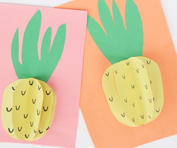Paper Pineapple Craft